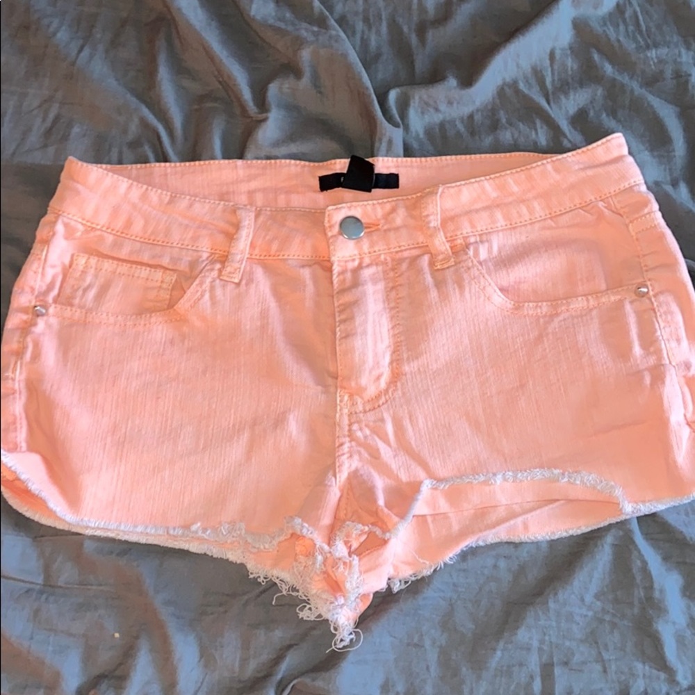 Forever 21 coral shorts.